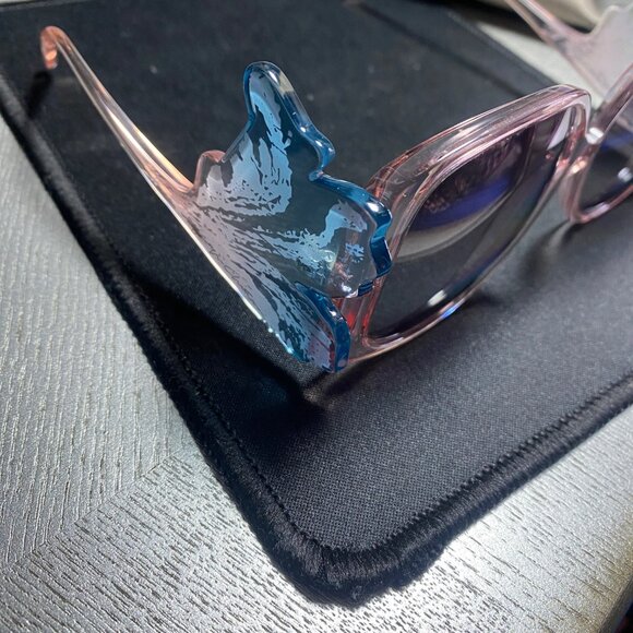 Giorgio Armani Oversized Pink Floral Sunglasses main image 4